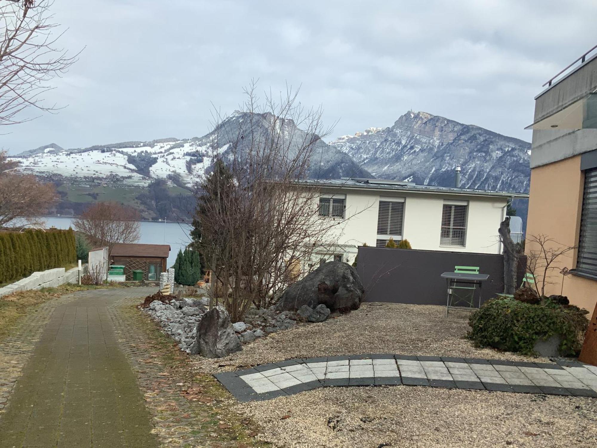 Apartamento Oase Zum Sein Spiez Exterior foto