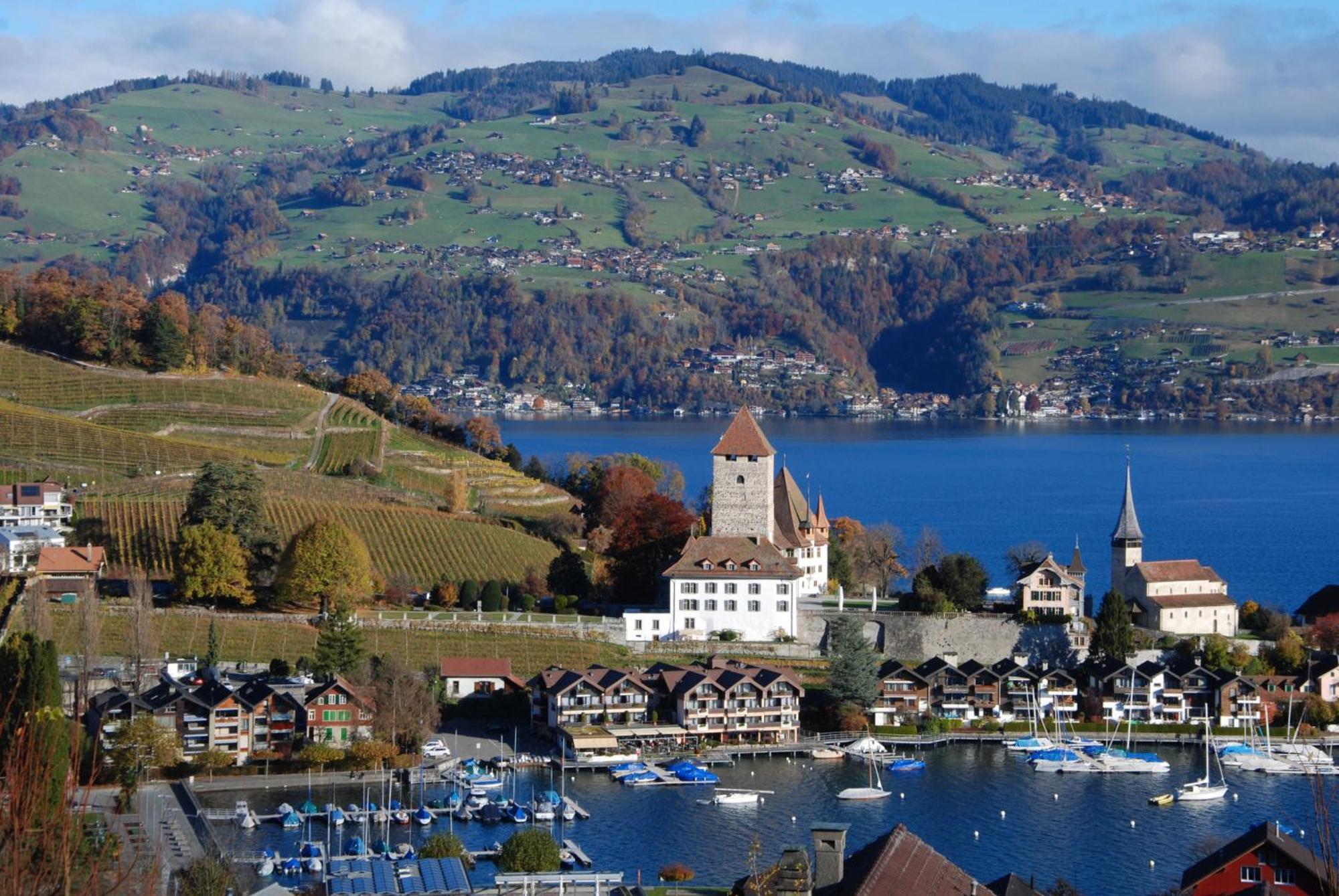 Apartamento Oase Zum Sein Spiez Exterior foto